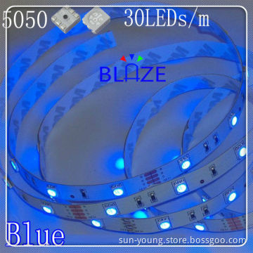 SMD5050 150 LEDs/roll, Blue,IP20,Cheap LED flexiblestrip light,